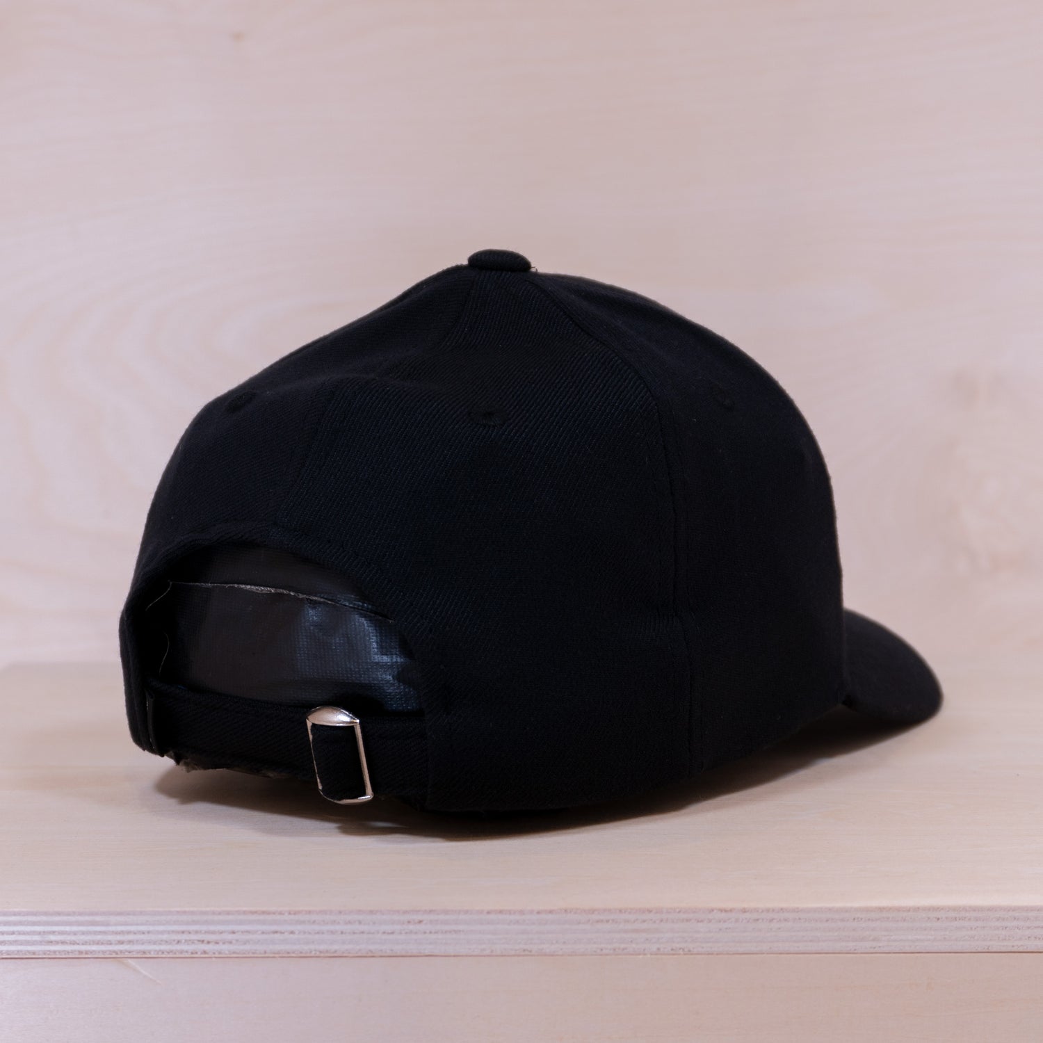 P&P Blank Hooked Cap Black