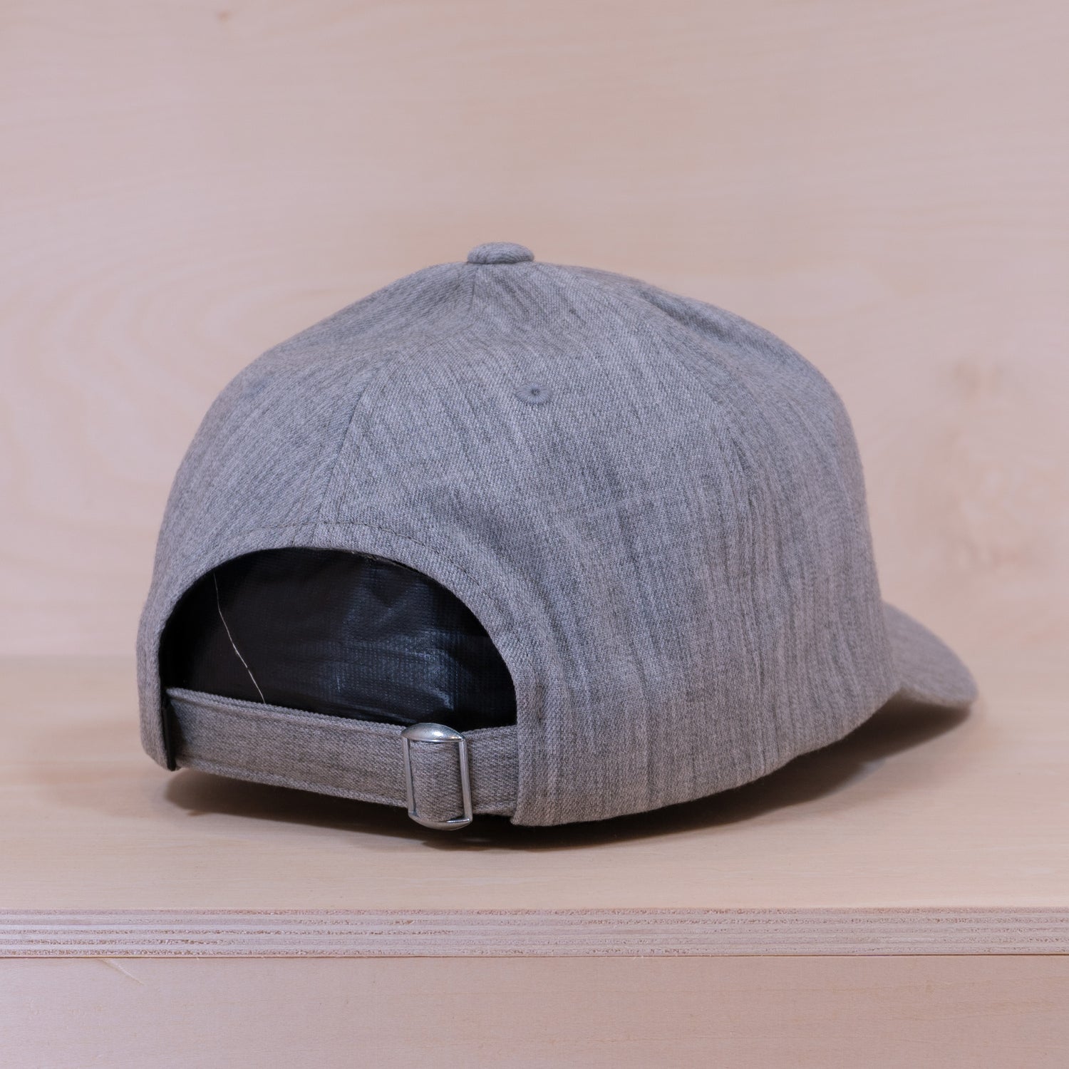 P&P Blank Hooked Cap Heather Grey