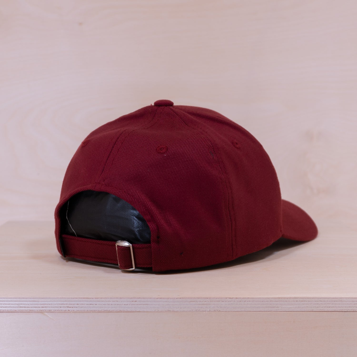 P&P Blank Hooked Cap Maroon