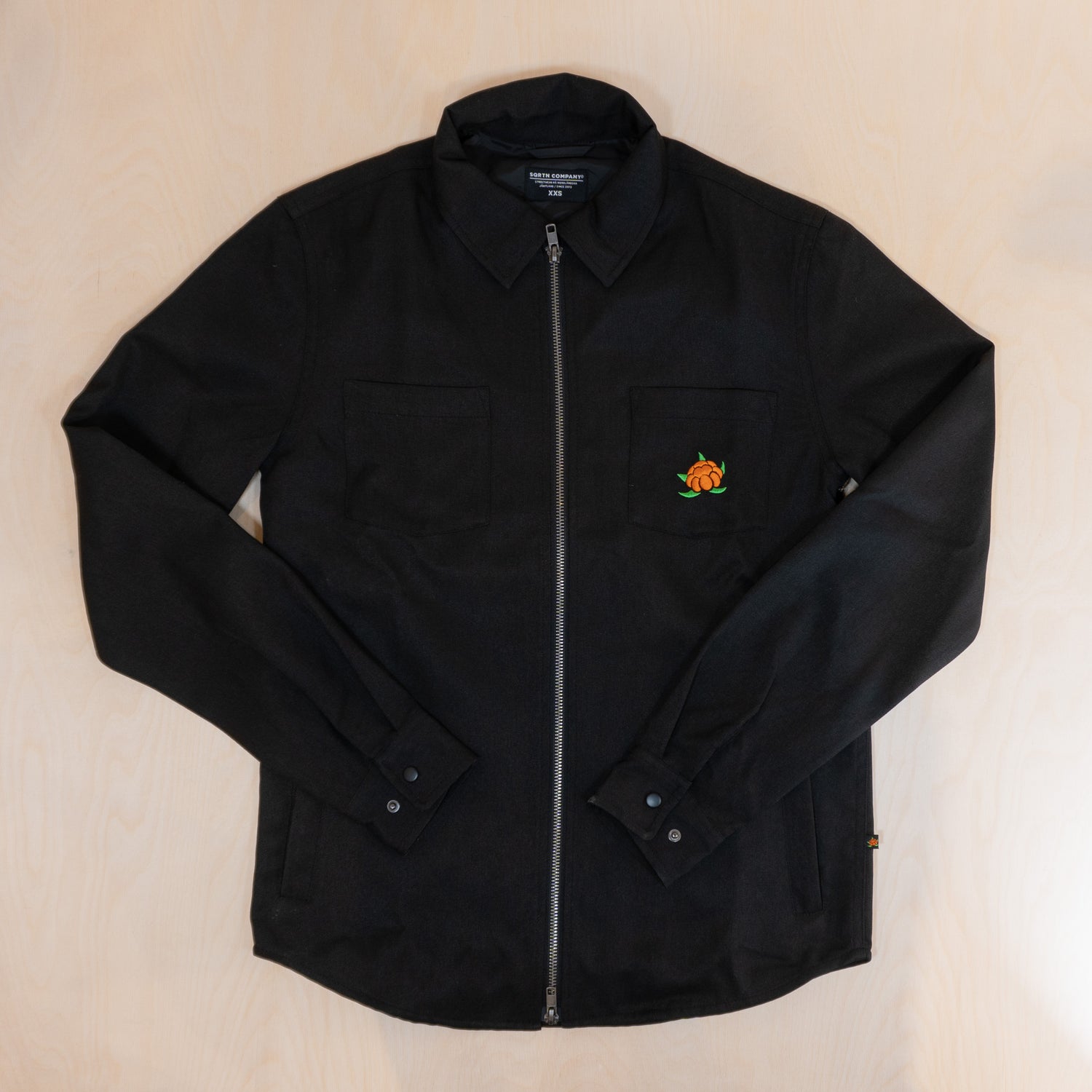 Sqrtn CB Patch Overshirt Black