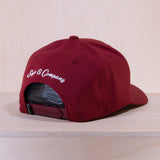 Sqrtn TGN Script 120 Cap Maroon