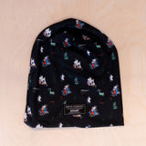 Sqrtn Mumin Beanie Black AOP