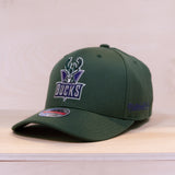 Mitchell & Ness  Dropback Solid Snapback Milwaukee Bucks Dark Green