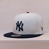 New Era 59FIFTY Team Colour NY Fitted Cap Stone/Black