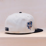 New Era 59FIFTY Team Colour NY Fitted Cap Stone/Black