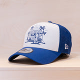 New Era Ice Cream Graphic Blue A-Frame Trucker Cap