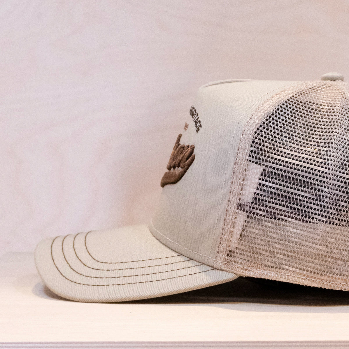 Stetson American Heritage Classic Trucker Cap Beige