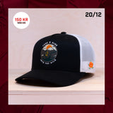 Sqrtn Patches Exclusive Hiking Trucker Cap Black