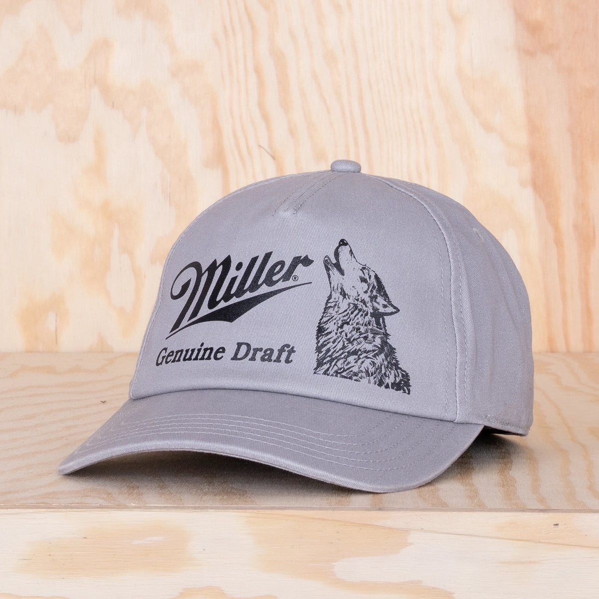 American Needle Miller Genuine Draft Walker A-Frame Cap Grey