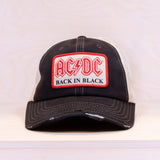 American Needle ACDC Orville Trucker Cap Ivory/Black