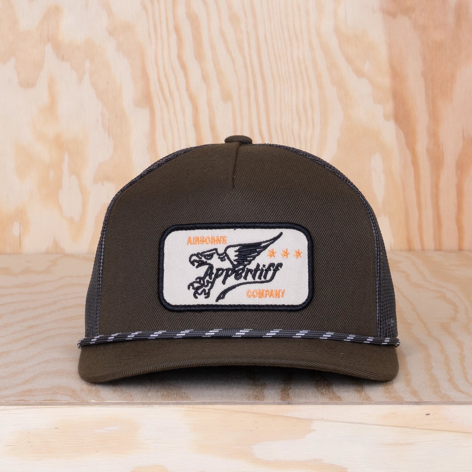 Appertiff Bold Eagle Trucker Cap Deep Olive