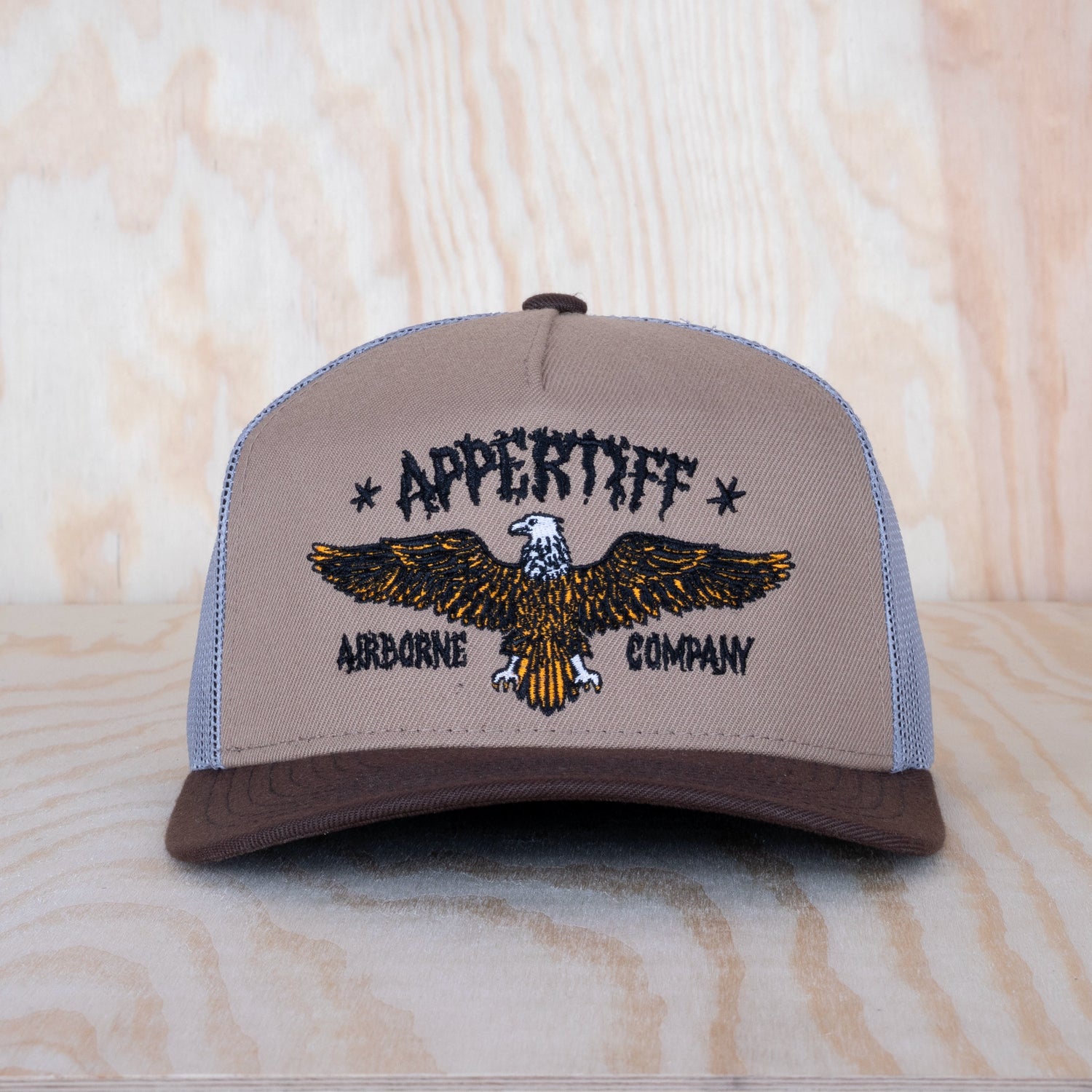 Appertiff Airborne Trucker Cap Khaki/Brown