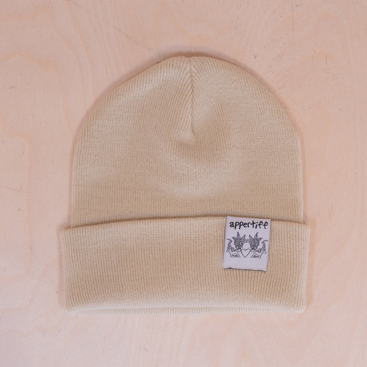 Appertiff Hightop Beanie Sand