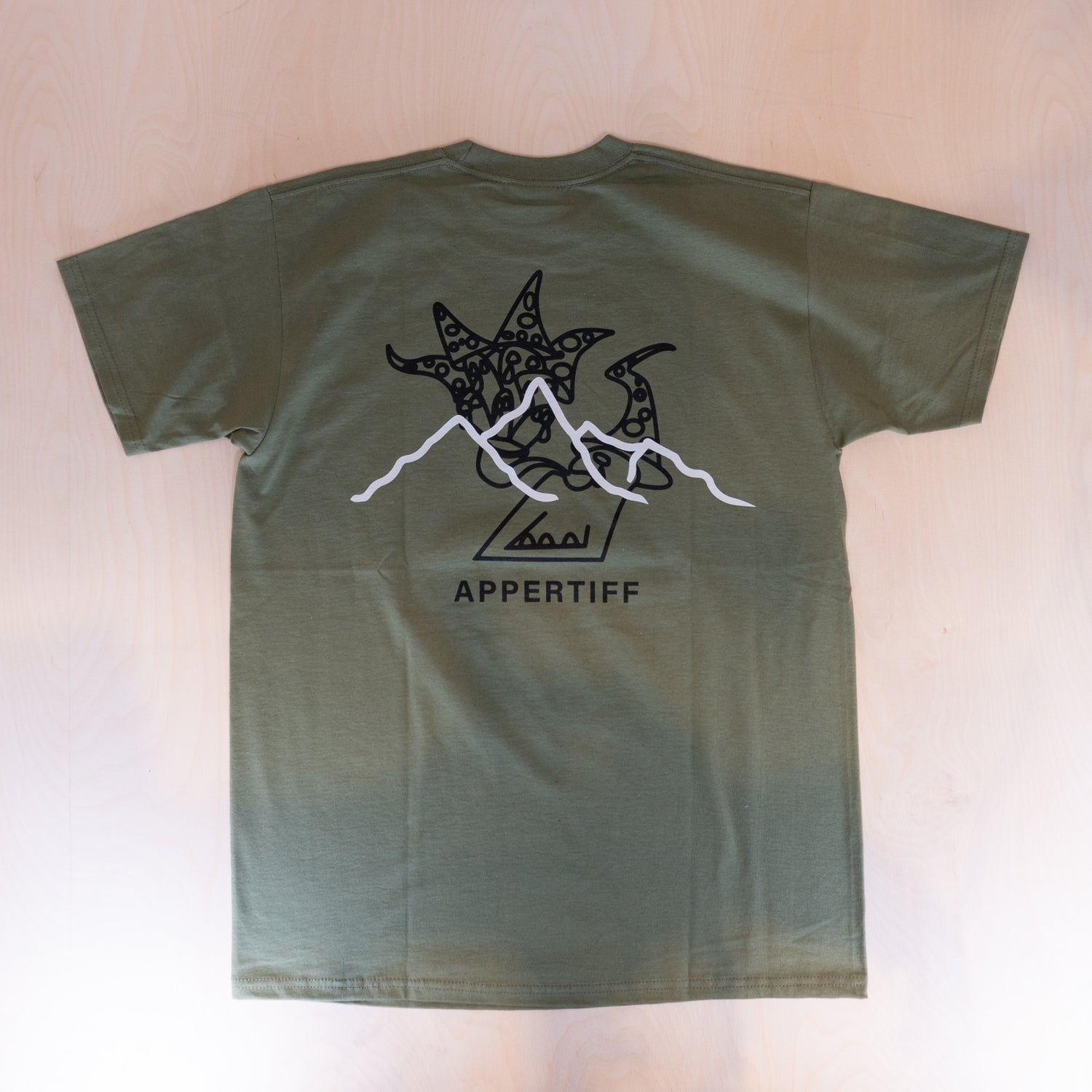 Appertiff Horizon Bakkå T-shirt Olive