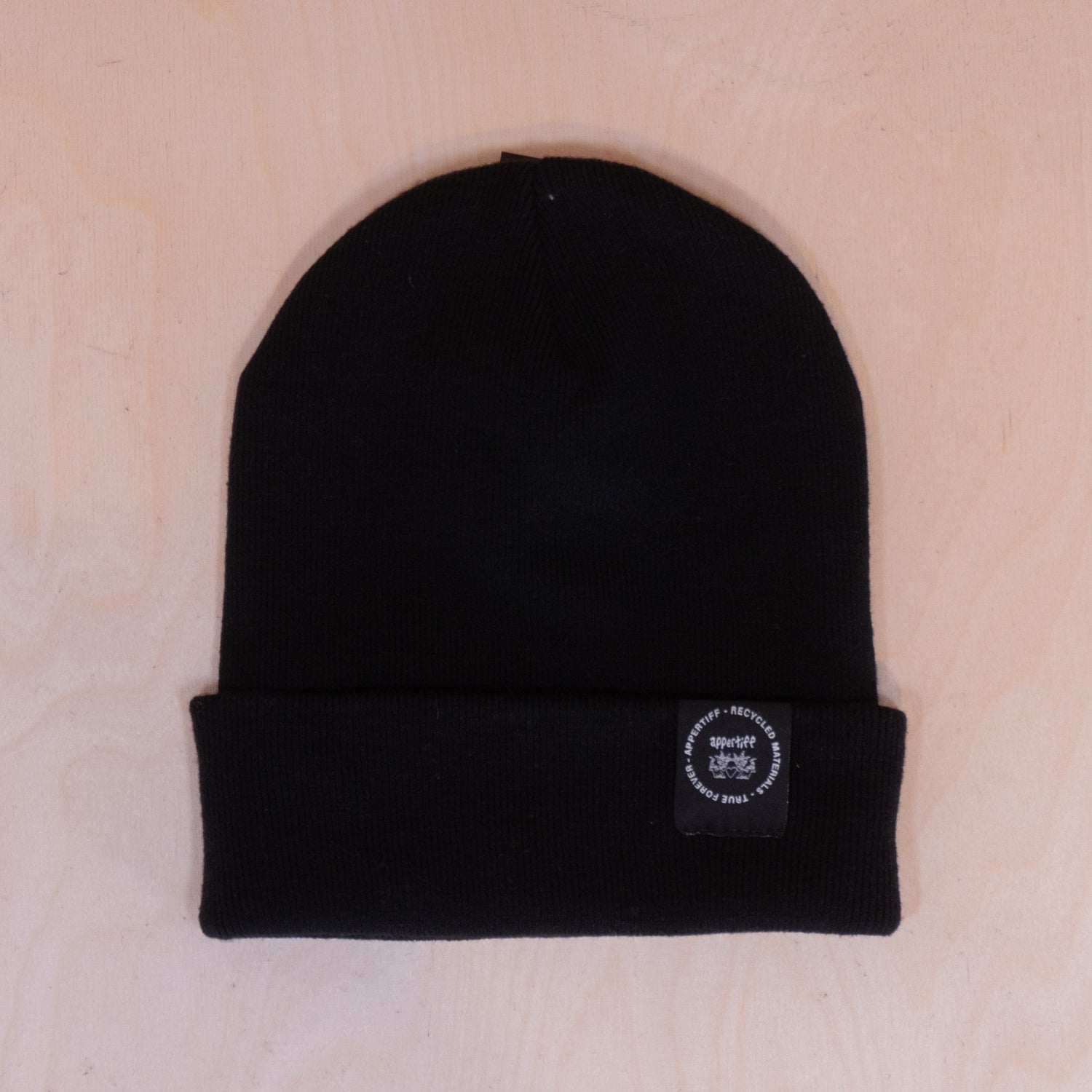 Appertiff Recycled Hightop Beanie Black