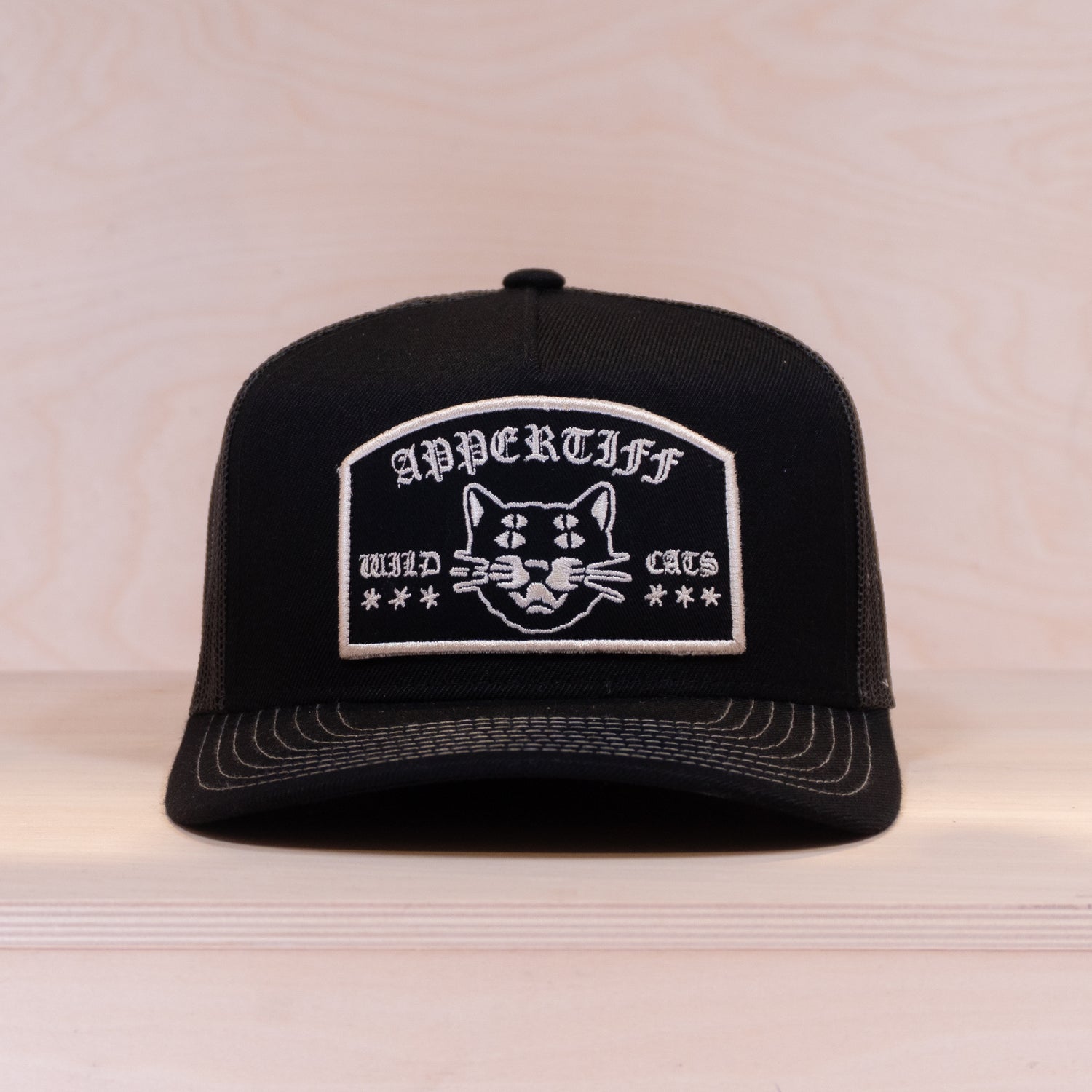 Appertiff Wild Cats Trucker Cap Black Beige
