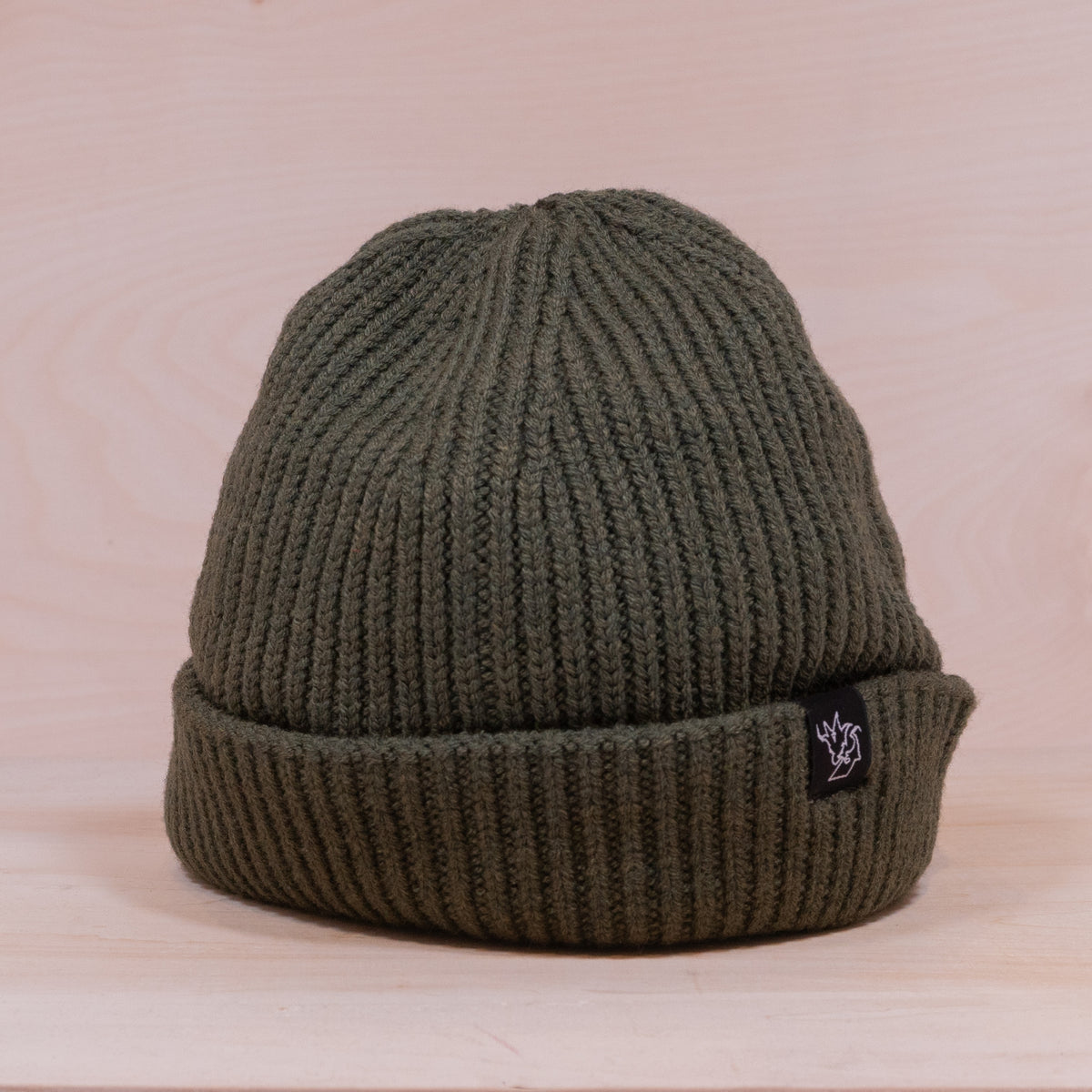 Appertiff Recycled Knuckle Beanie Olive Green