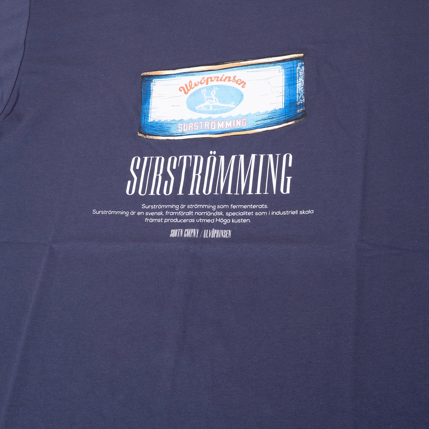 Sqrtn Burken T-shirt Ulvö Bariton Blue