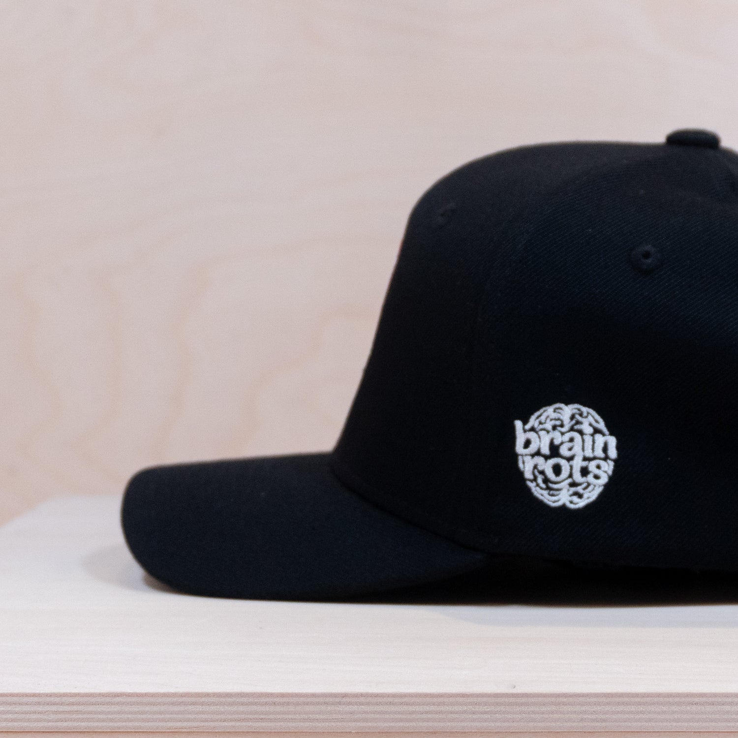 Brainrot Crocodilo Junior Cap Black