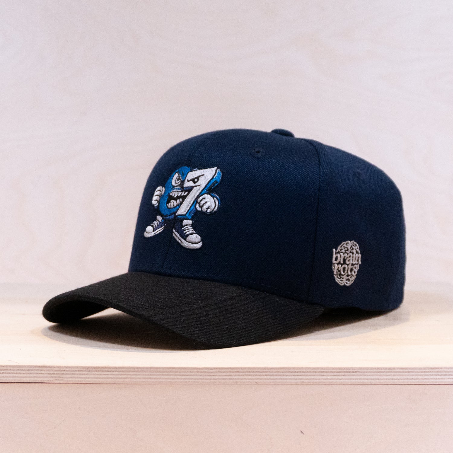 Brainrot Six-Seven JR Cap Navy Black