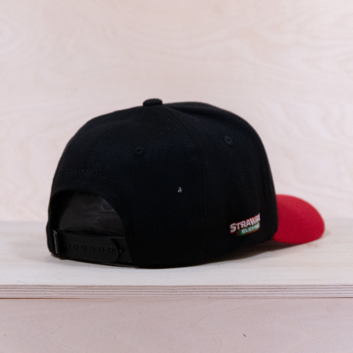 Brainrot Strawberry JR Cap Red Black