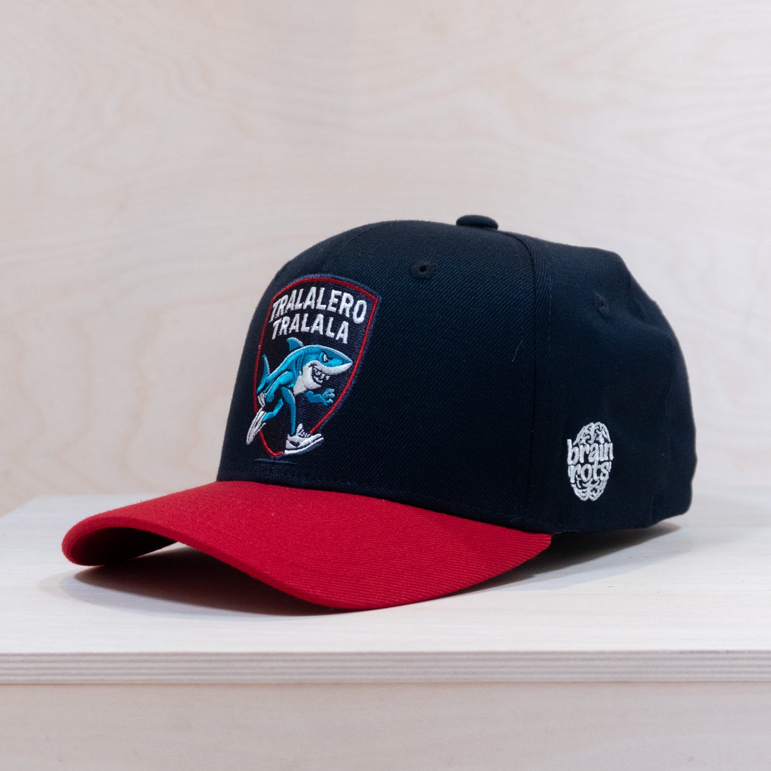 Brainrot Tralalero Junior Cap Navy/Red