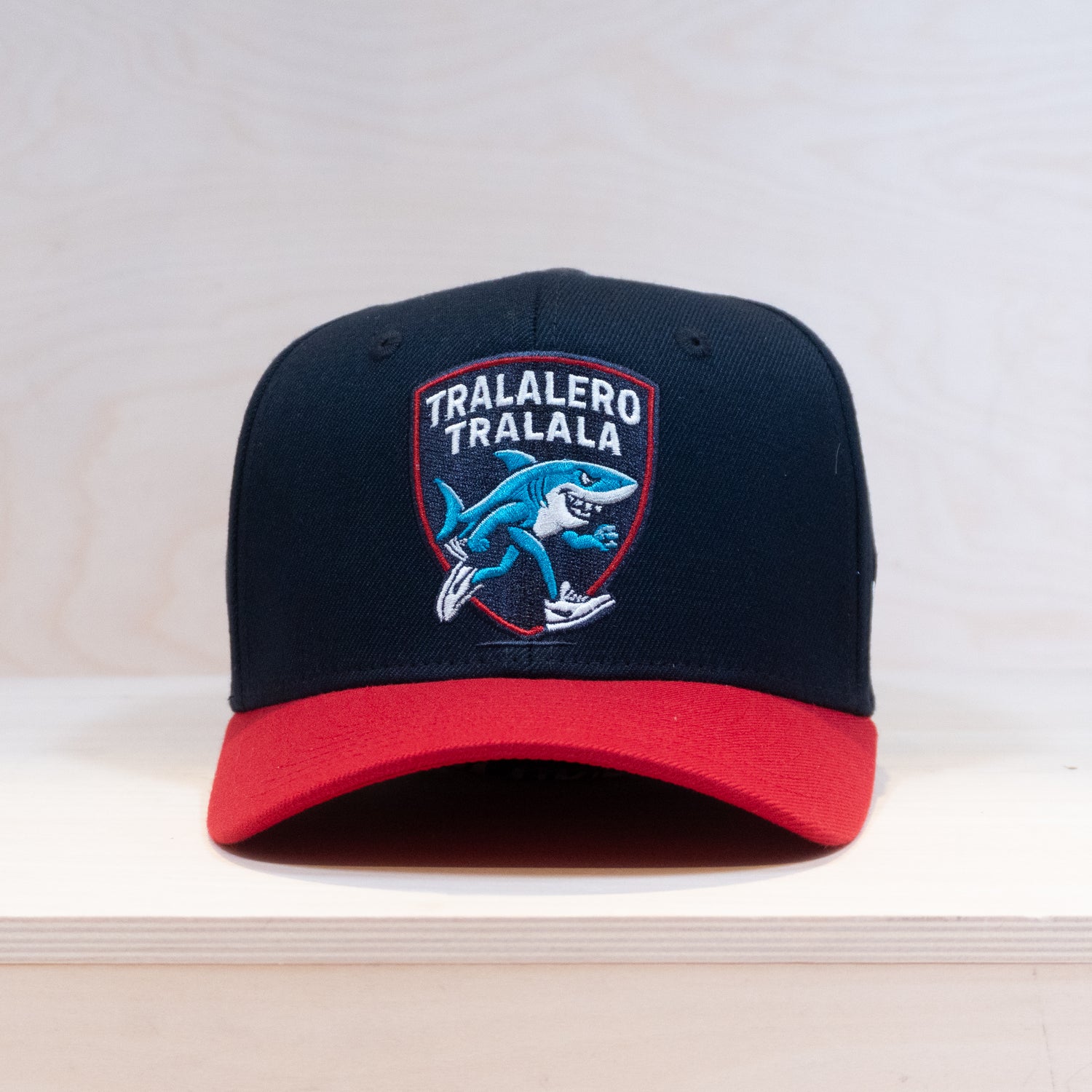Brainrot Tralalero Junior Cap Navy/Red