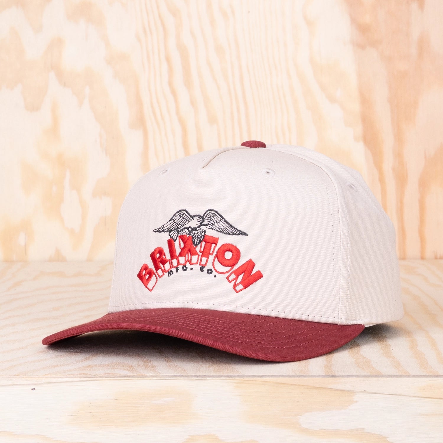 Brixton Banner A-Frame Cap Whitecap/Dark Brick