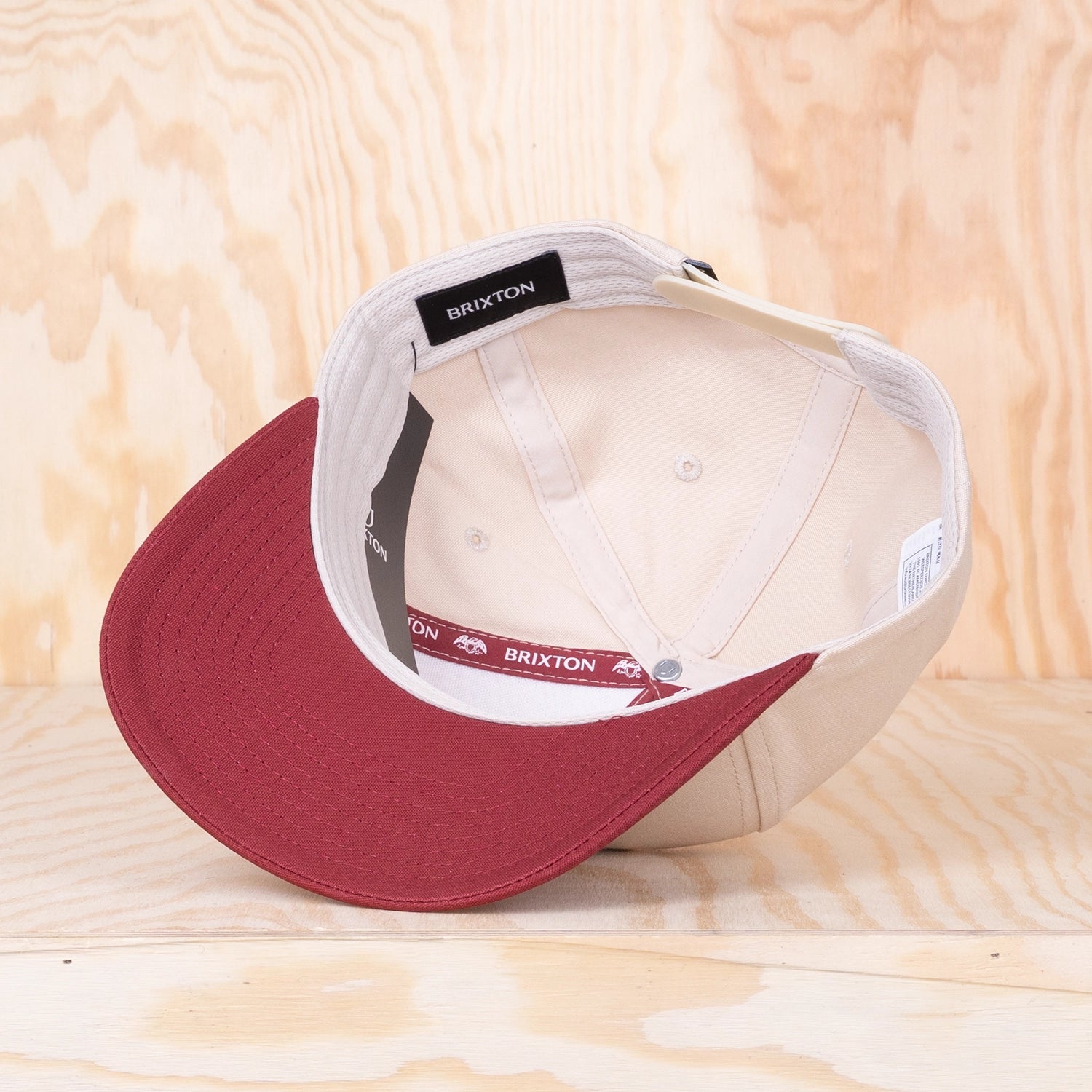 Brixton Banner A-Frame Cap Whitecap/Dark Brick