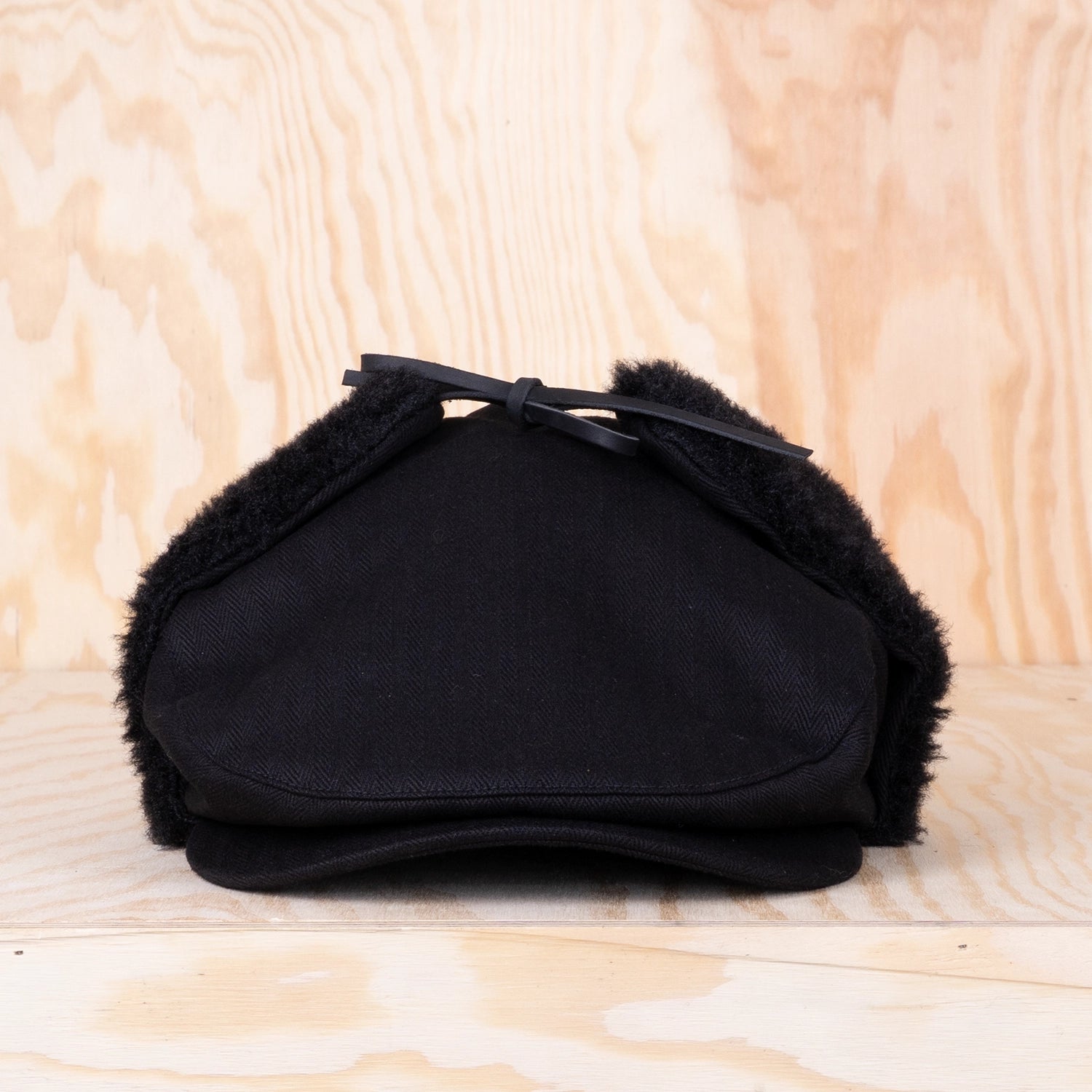 Brixton Barrel Earflap Snap Cap Black