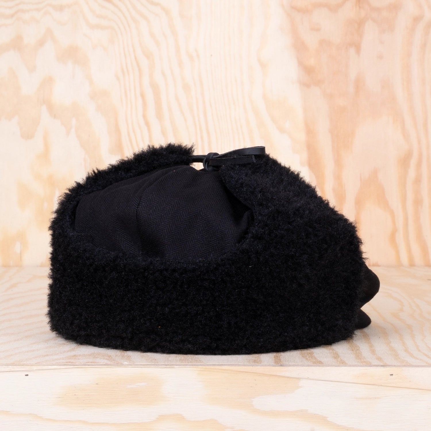 Brixton Barrel Earflap Snap Cap Black