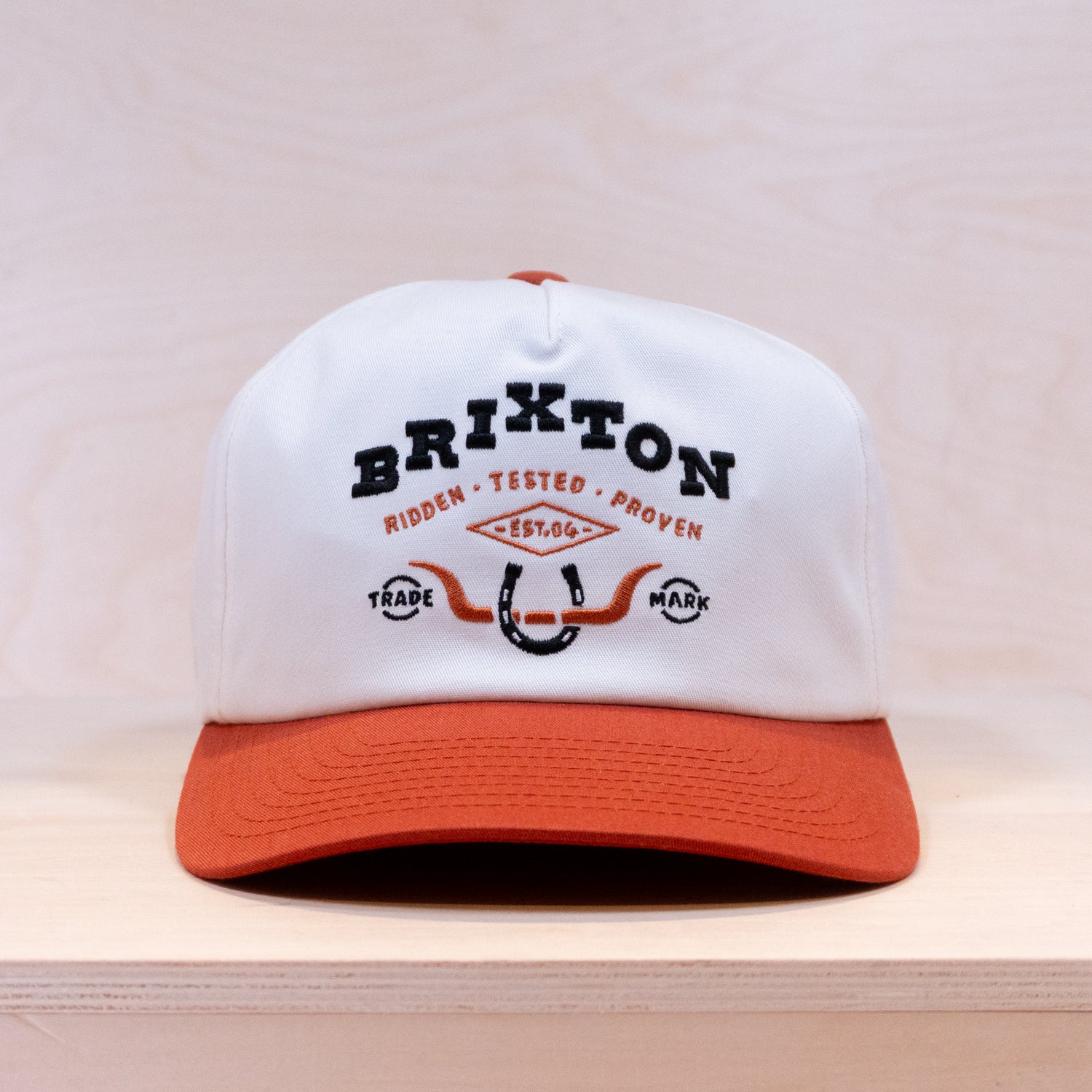 Brixton Beekman Gofler Cap Off White/Rust
