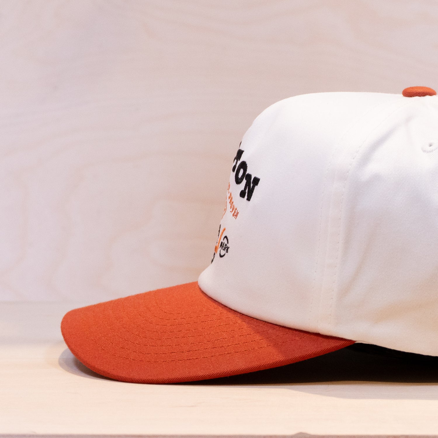 Brixton Beekman Gofler Cap Off White/Rust