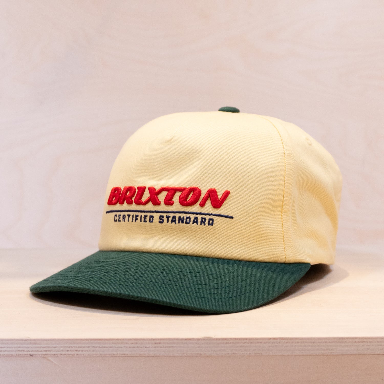 Brixton Certified A-frame Cap Washed Celestial Yellow/Medite