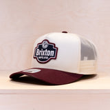 Brixton Genuine Quality Trucker Cap Off White/Port