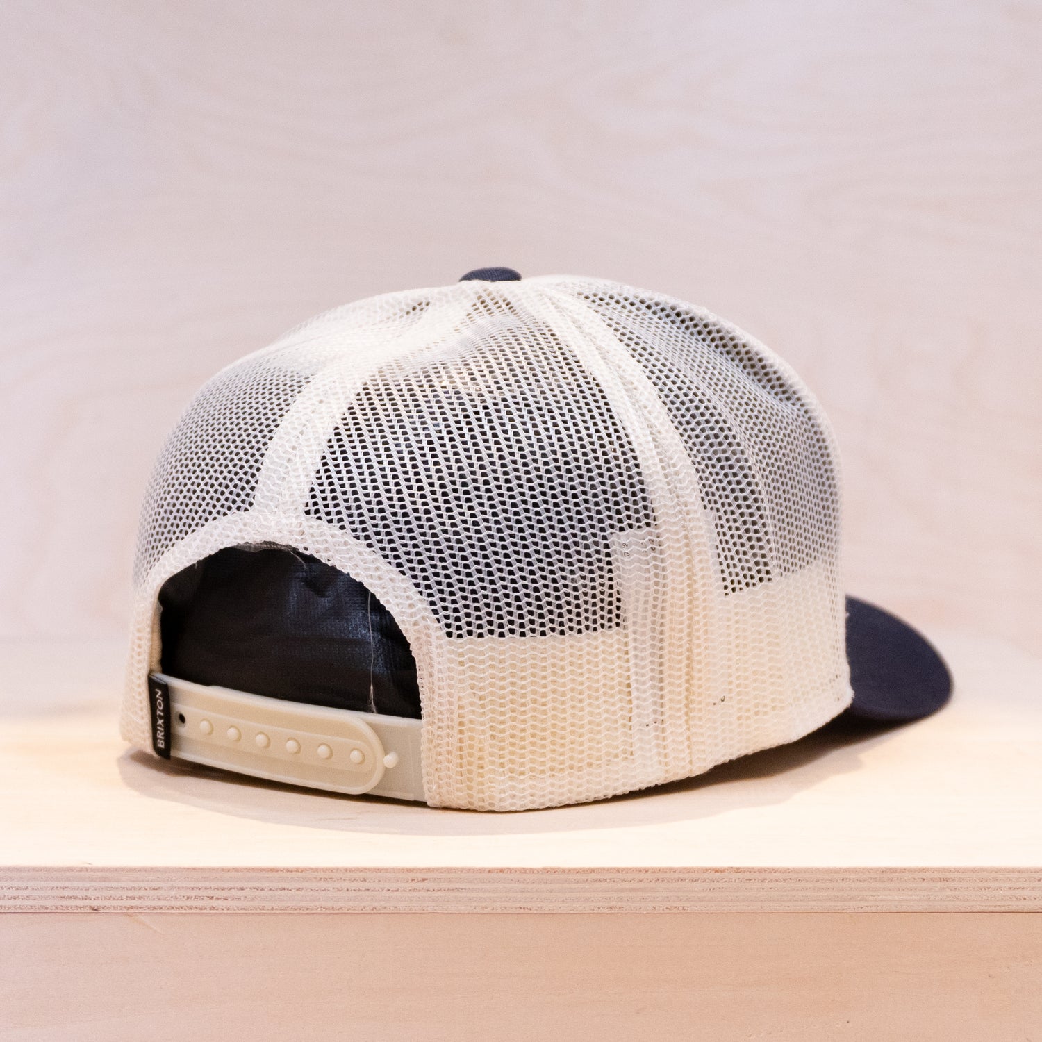 Brixton Hubal Trucker Cap Off White/Midnight Blue