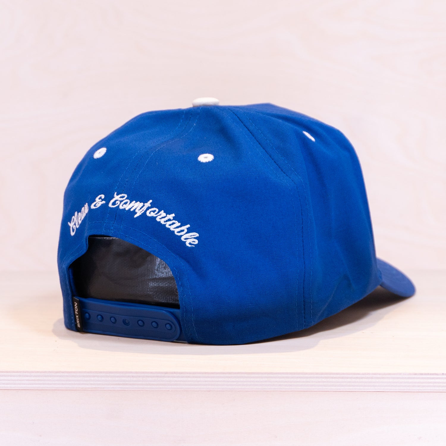 Brixton Motel C NP HP Snapback Cap Electric Blue/Off White