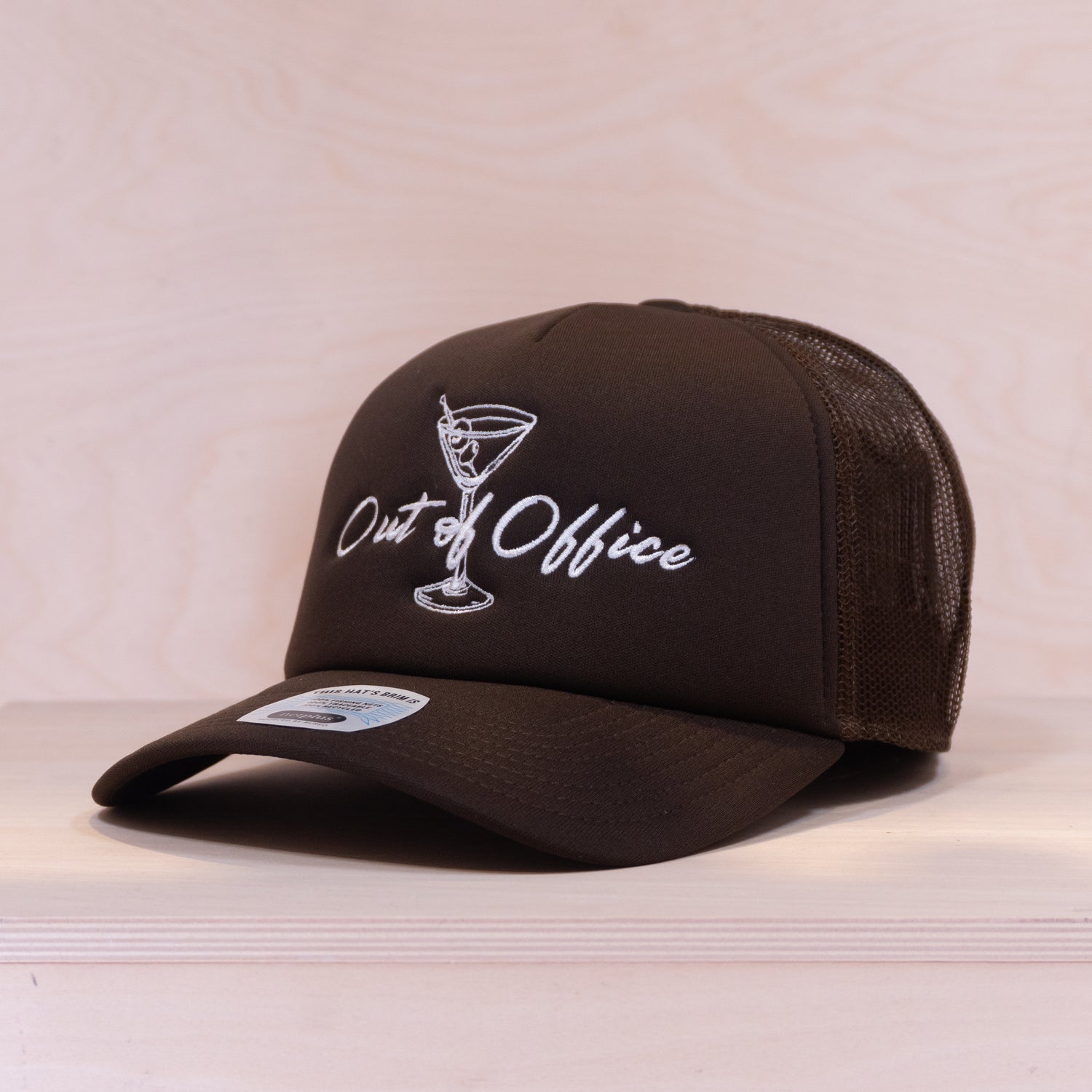 Brixton Out Of Office HP Trucker Cap Pinecone Brown/ Pinecone Brown