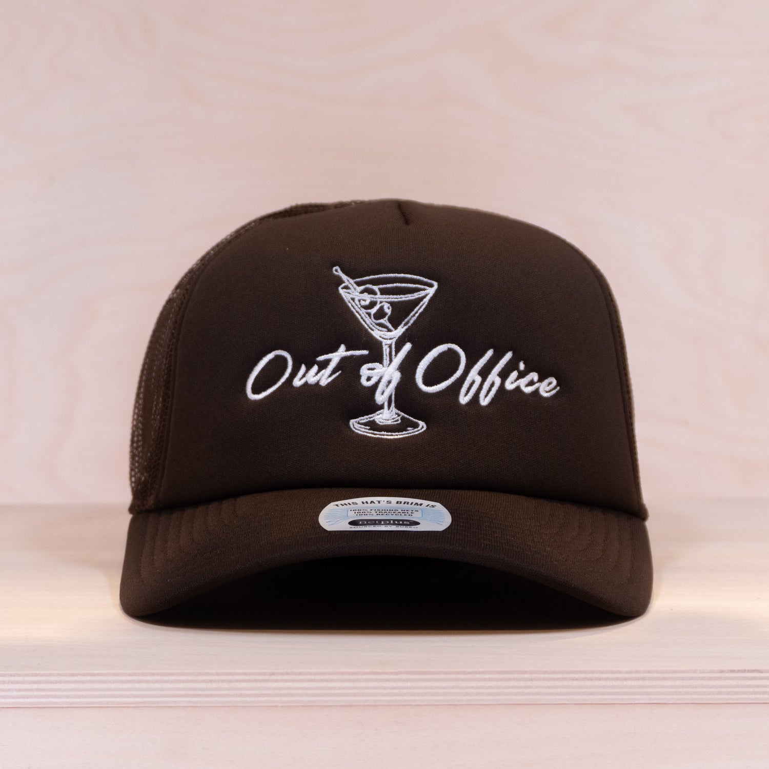 Brixton Out Of Office HP Trucker Cap Pinecone Brown/ Pinecone Brown