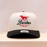 Brixton Patches Exclusive Leisure Activity A-frame Cap Black/white
