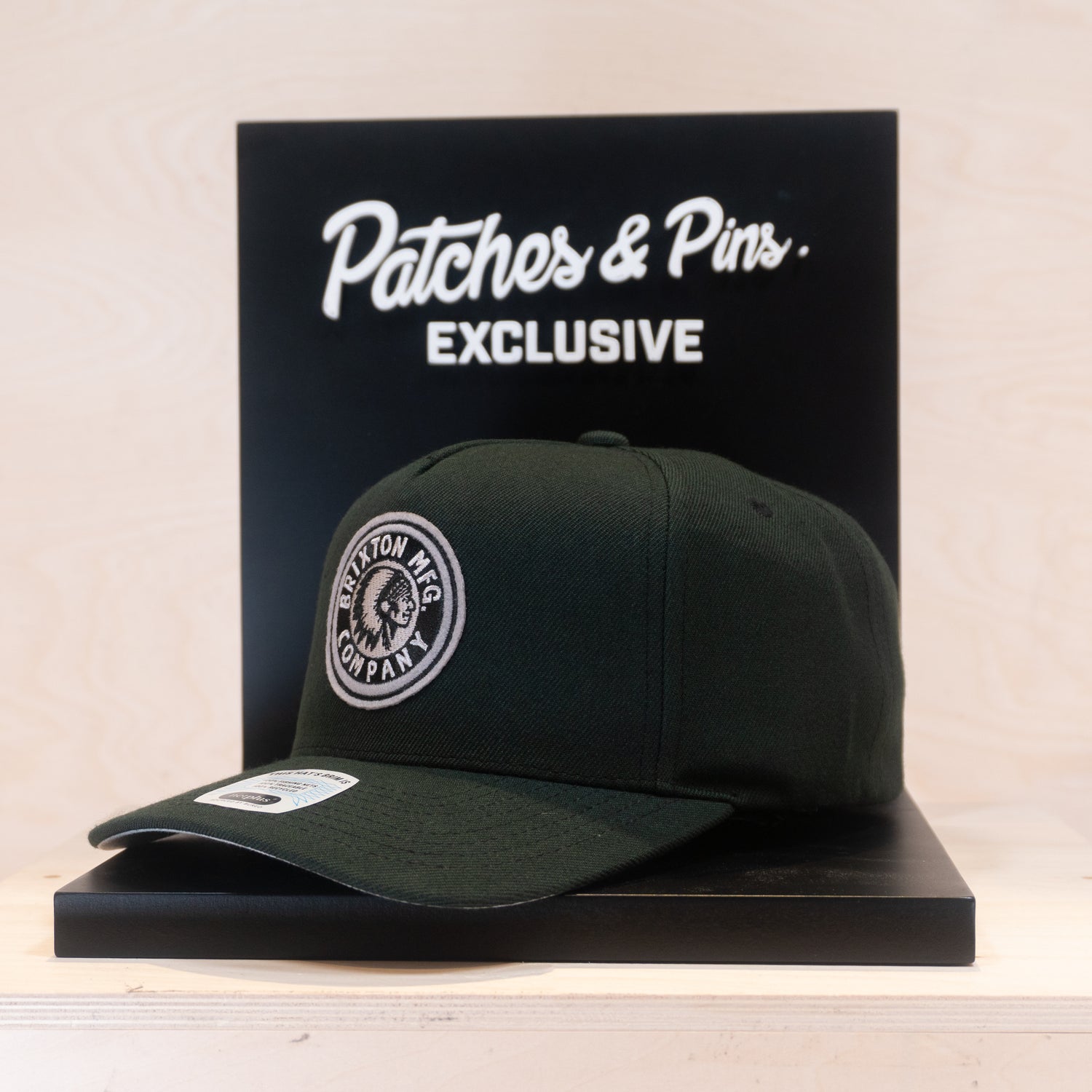 Brixton Patches Exclusive Rival C MP B-Frame Cap Black/Grey