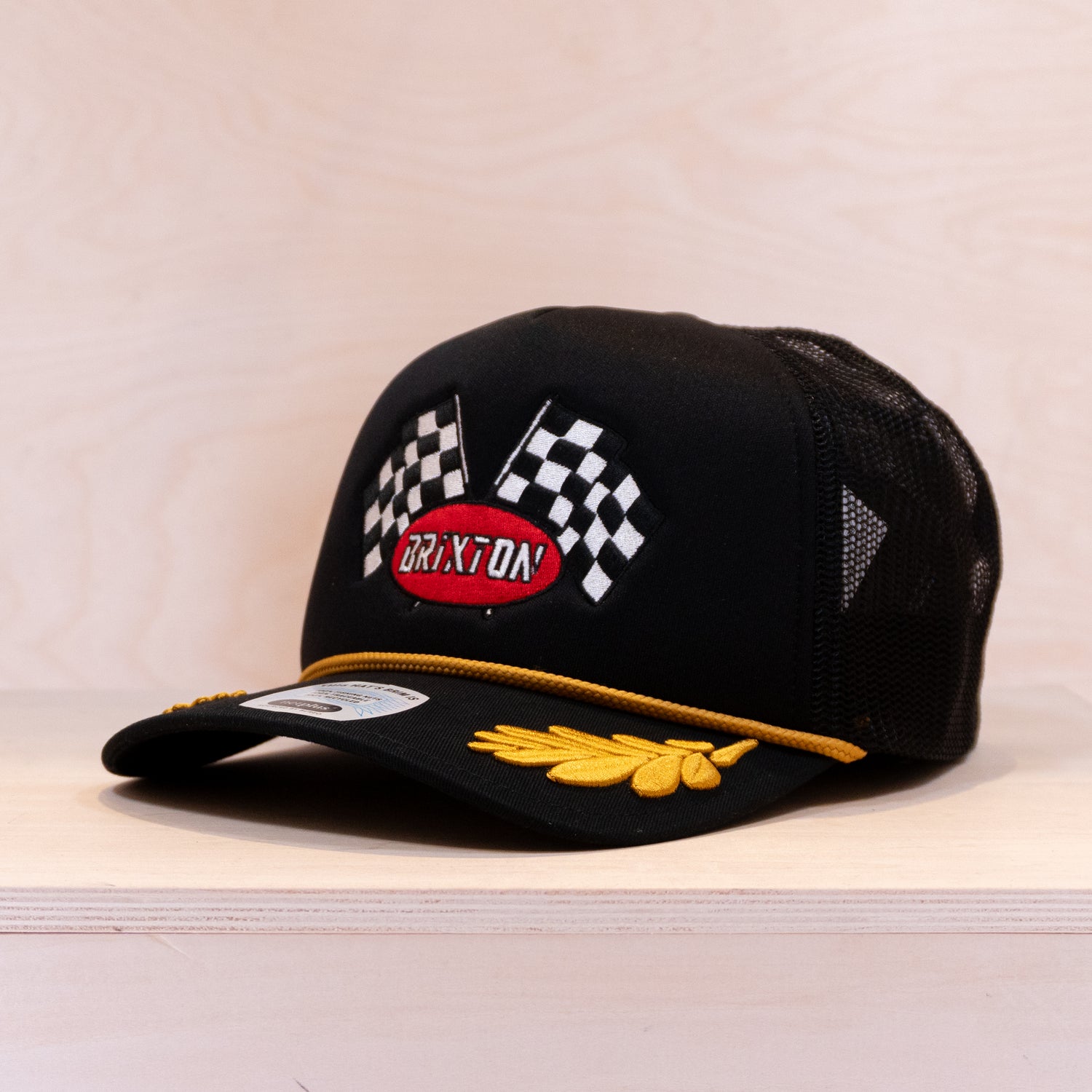 Brixton Podium Foam Trucker Cap Black/Black