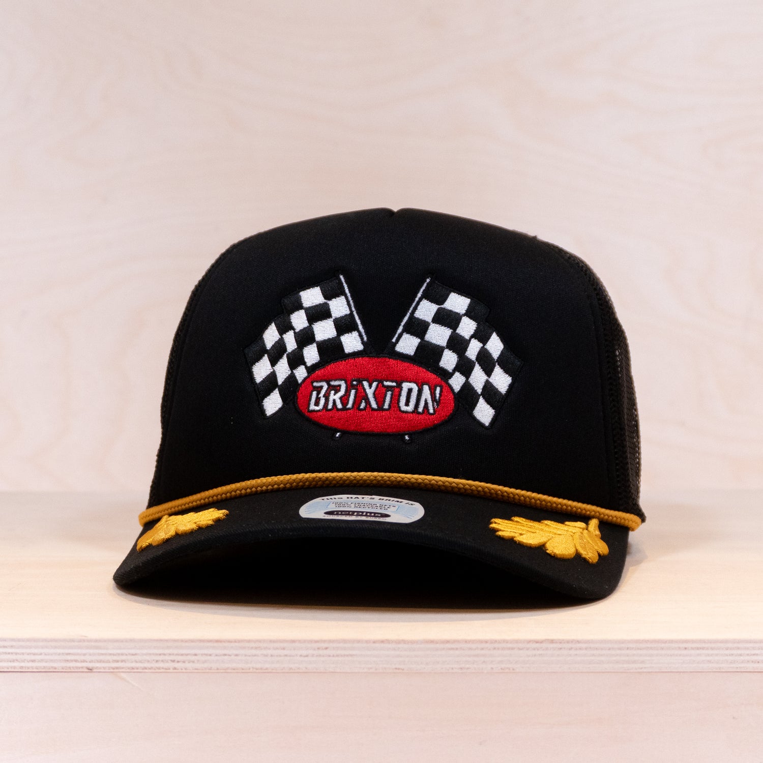 Brixton Podium Foam Trucker Cap Black/Black