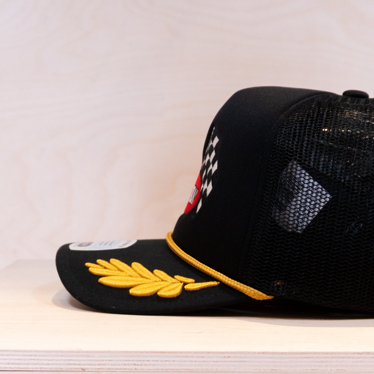 Brixton Podium Foam Trucker Cap Black/Black