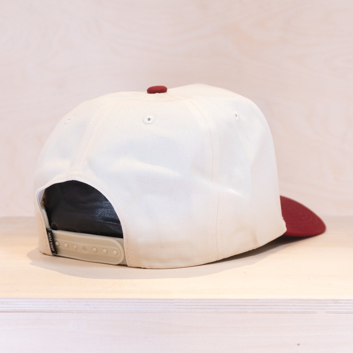 Brixton Save A Horse MP Snapback Crimson/Off White