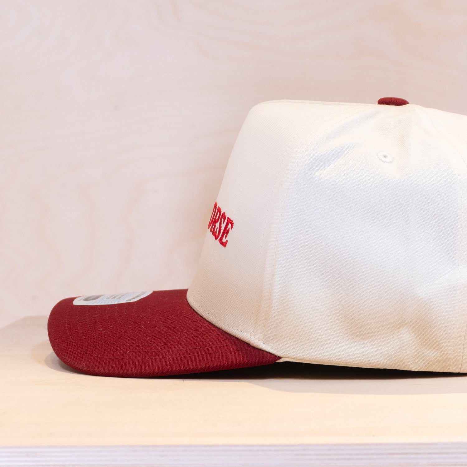 Brixton Save A Horse MP Snapback Crimson/Off White