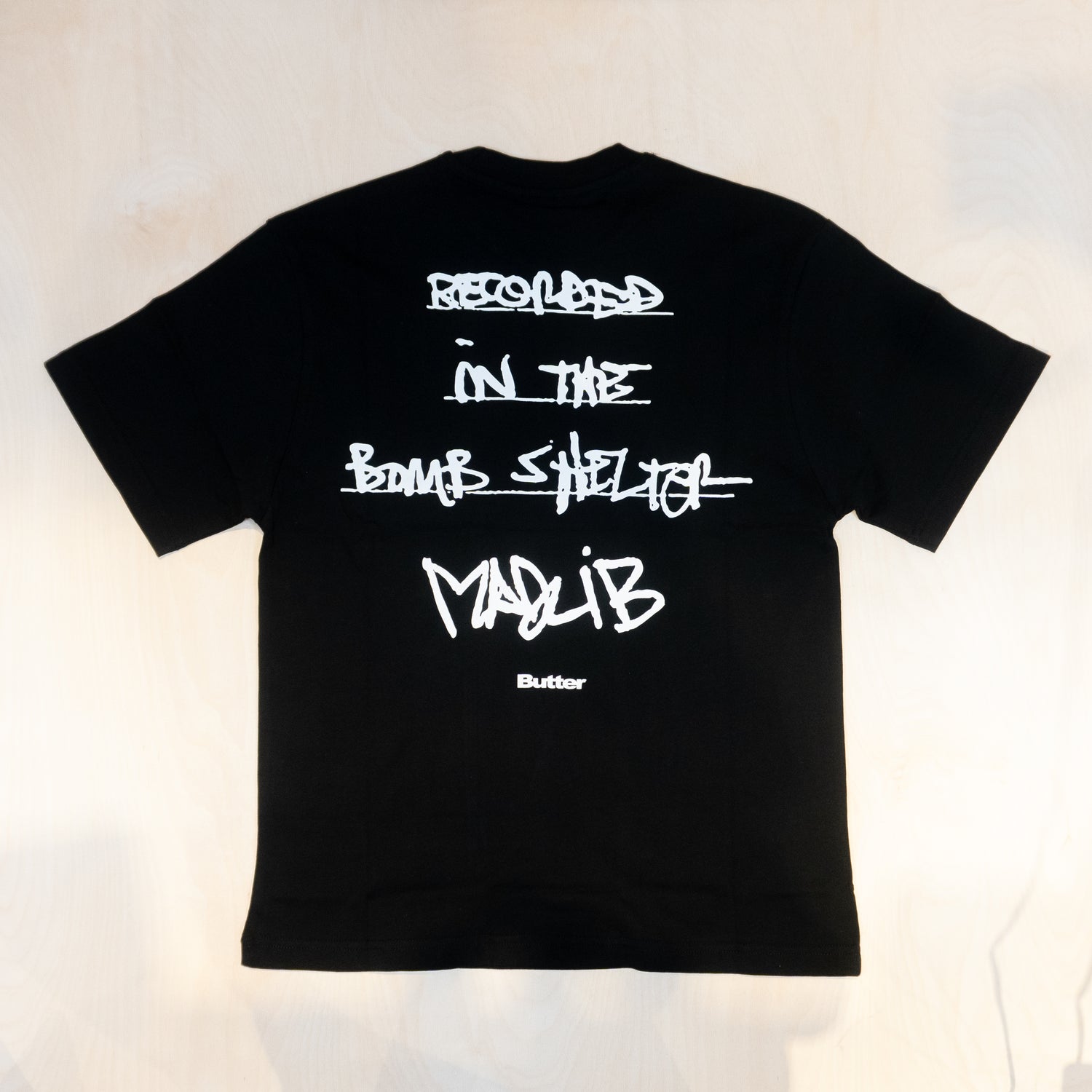 Butter Goods Bomb Shelter Tee Black