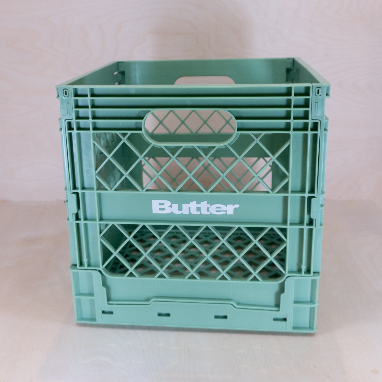 Butter Goods Collapsable Record Crate Sage