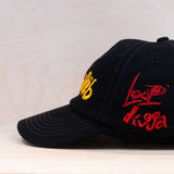 Butter Goods Alias 6 Panel Cap Black
