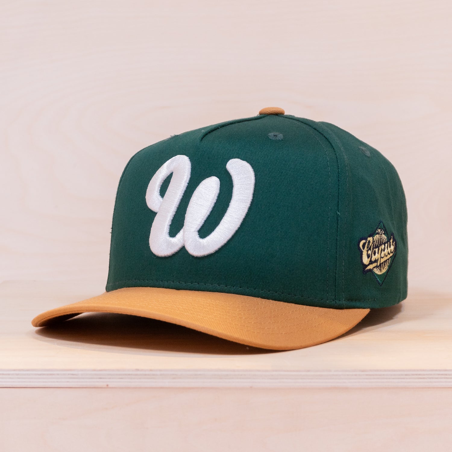 Ca'put Letter W Cap Green